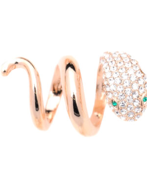 Spona na šatku - Had - zlatá