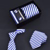 Pánsky set – kravata + vreckovka + manžetové gombíky + spona na kravatu, model_02