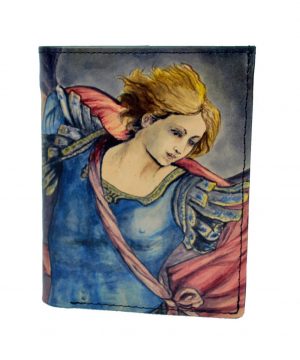 Ručne-maľovaná-peňaženka-8560-s-motívom-Guido-Reni-–-Archangel