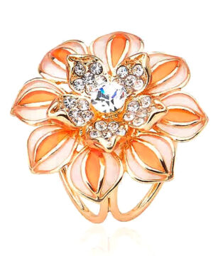 Ozdobný trojprstenec v tvare nádherného kvetu